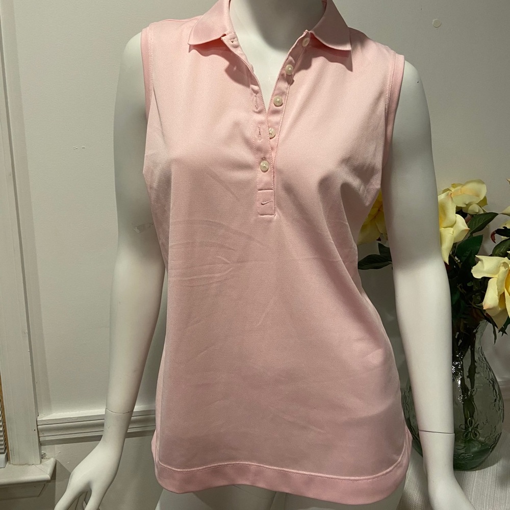 NIKE GOLF Dri-Fit Sleeveless Polo Size M